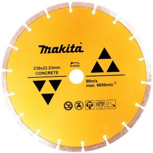 D-44292 Disco Diamantado Segmentado Makita 9" x 7/8" Para Corte Concreto